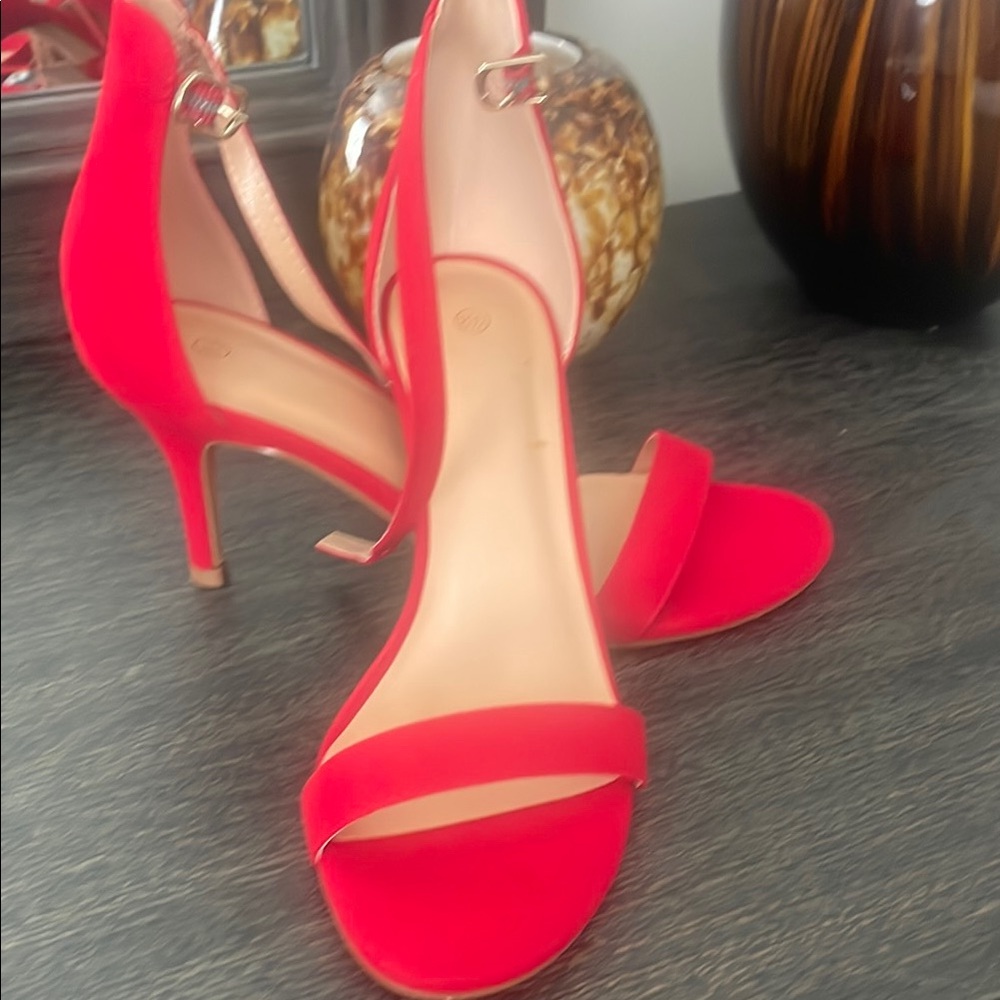 Elegant Red Women's Heels